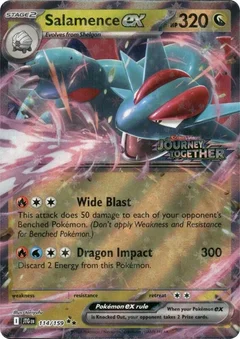 Salamence ex Journey Together Stamped 114