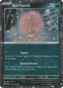Spiritomb Cosmos Holo 129