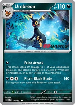 Umbreon EBGames Exclusive 130
