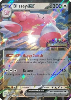 Blissey ex Twilight Masquerade Stamped 134