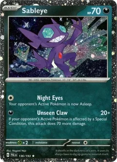 Sableye Cosmos Holo 136