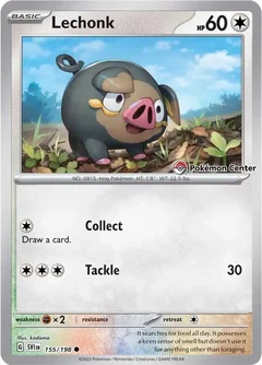 Lechonk Pokemon Center Exclusive 155