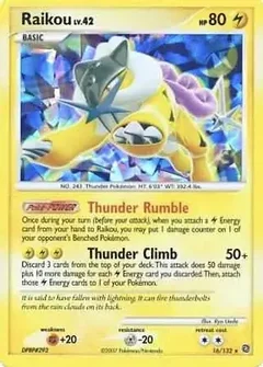 Raikou Cracked Ice Holo 16