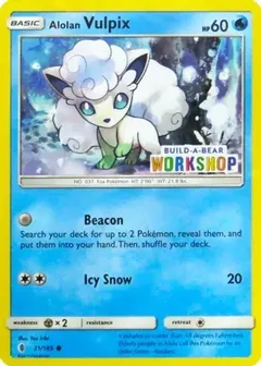 Alolan Vulpix Build-A-Bear 21