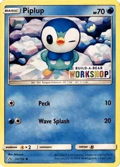 Piplup Build-A-Bear 32