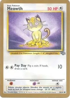 Meowth Gold Bordered Promo 56