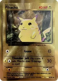 Pikachu Celebrations Metal Card 58