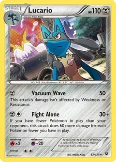 Lucario Cosmos Holo 63