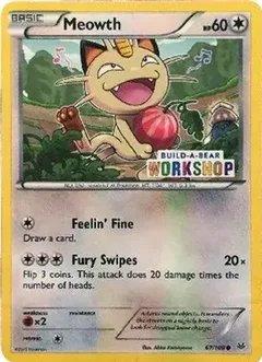 Meowth Build-A-Bear 67