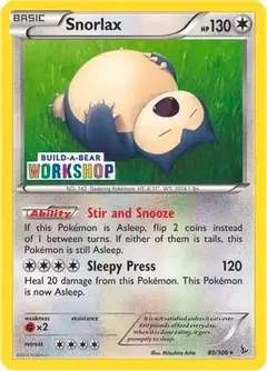 Snorlax Build-A-Bear 80