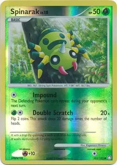 Spinarak Reverse Holo 103