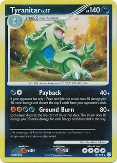 Tyranitar Reverse Holo 17