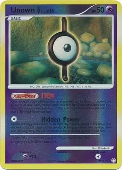 Unown I Reverse Holo 37