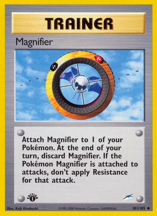 Magnifier, Neo Destiny 1st Edition #101 Pokémon card
