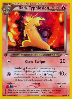 Dark Typhlosion Holo 10