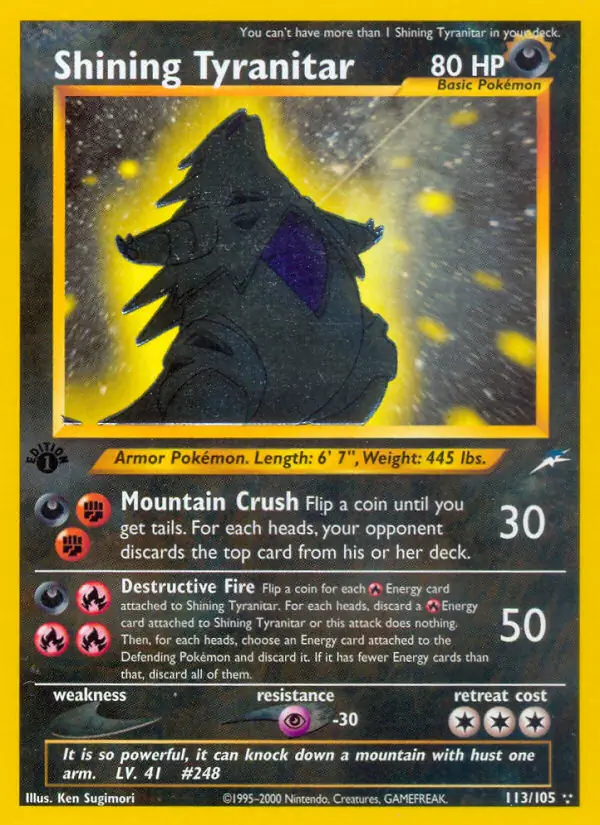 PokeDATA  Up to date Neo Destiny 1st Edition (Pokemon) card list!