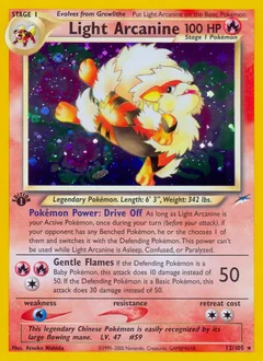 Light Arcanine Holo 12