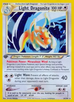 Light Dragonite Holo 14