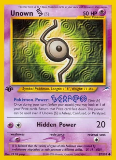 Unown [S] 87