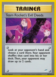 Team Rocket's Evil Deeds 103