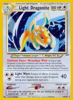 Light Dragonite Holo 14
