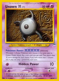 Unown [X] 30
