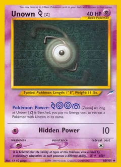 Unown [Z] 60