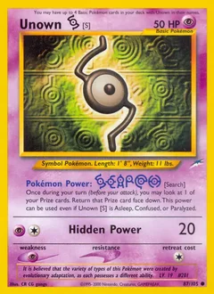 Unown [S] 87