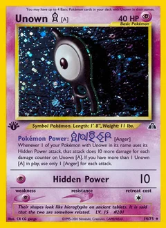 Unown [A] Holo 14