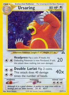 Ursaring Holo 15