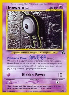Unown [A] 33