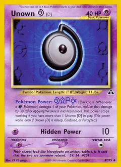 Unown [D] 47