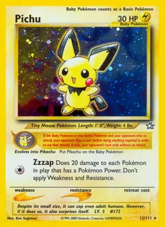 Pichu Holo 12