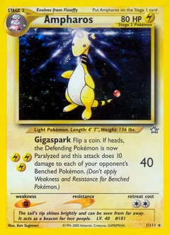 Ampharos Holo 1