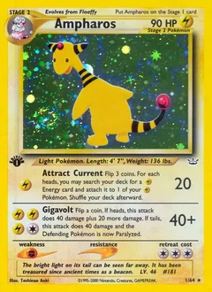 Ampharos Holo 1