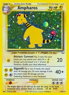 Ampharos Holo 1