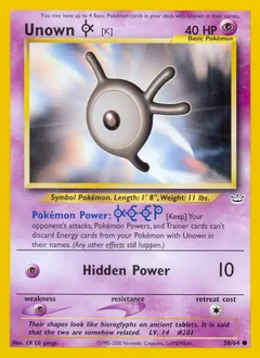 Unown [K] 58