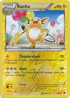 Raichu Reverse Holo 40