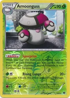 Amoonguss Reverse Holo 9