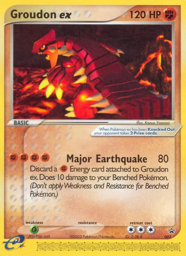basic groudon pokemon card value [GOLD STAR] #56 JAPANESE Ex Delta Species Rare Card Type PokeDATA - Check current Pokemon