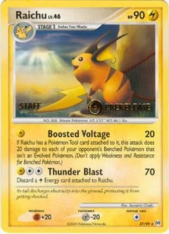 Raichu Staff Prerelease 27