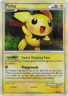 Pichu Staff Prerelease Holofoil 28