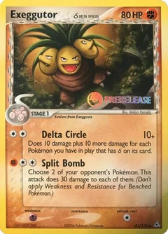 Exeggutor Delta Species Prerelease 41