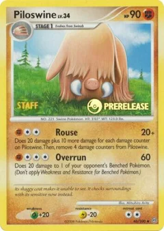 Piloswine Staff Prerelease 46