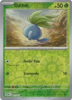 Oddish Reverse Holo 001