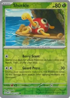 Shuckle Reverse Holo 005