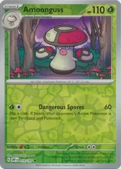 Amoonguss Reverse Holo 010
