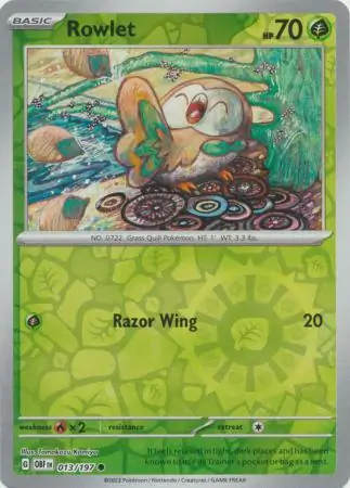 Rowlet Reverse Holo