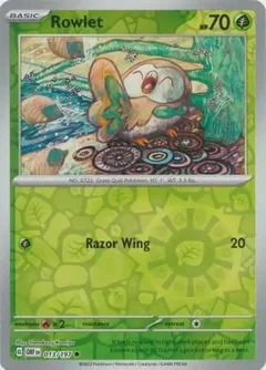 Rowlet Reverse Holo 013