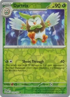Dartrix Reverse Holo 014
